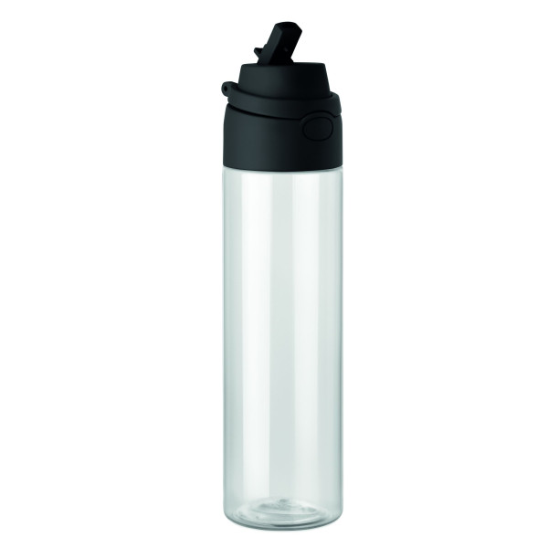 Bouteille RPET 700 ml avec couvercle et poignée 2 en 1 pour paille et embout - Personnalisable - BCM Goodies