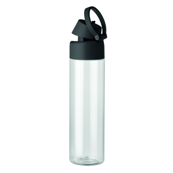 Bouteille RPET 700 ml avec couvercle et poignée 2 en 1 pour paille et embout - Personnalisable - BCM Goodies