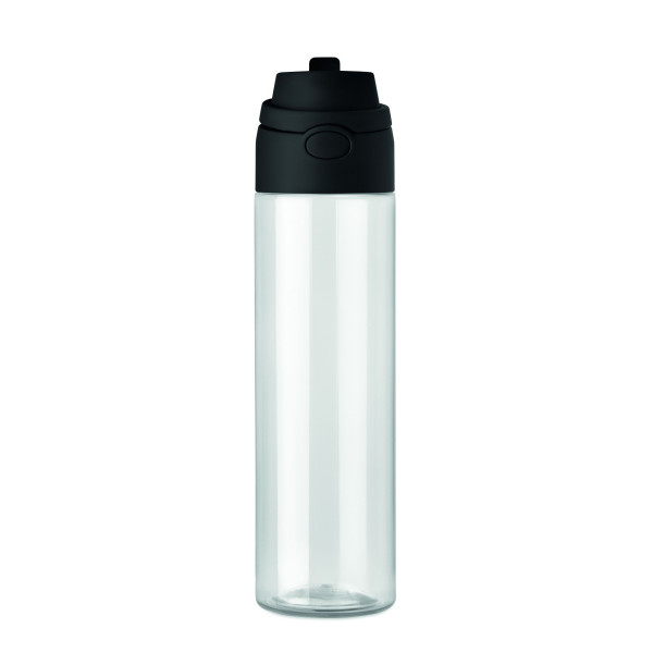 Bouteille RPET 700 ml avec couvercle et poignée 2 en 1 pour paille et embout - Personnalisable - BCM Goodies