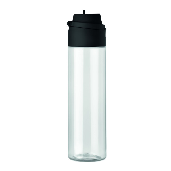 Bouteille RPET 700 ml avec couvercle et poignée 2 en 1 pour paille et embout - Personnalisable - BCM Goodies