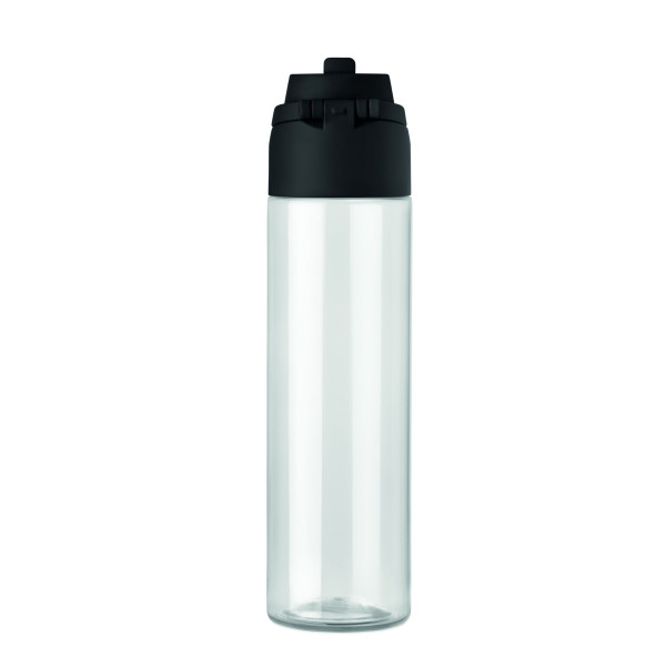 Bouteille RPET 700 ml avec couvercle et poignée 2 en 1 pour paille et embout - Personnalisable - BCM Goodies