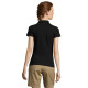 Polo femme SOL'S PEOPLE gris chiné en coton peigné ringspun maille piquée 210 - BCM Goodies
