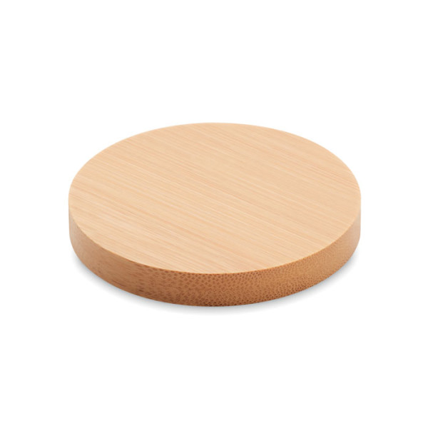 Décapsuleur bambou personnalisable avec sous-verre – Objet publicitaire utile pour entreprises