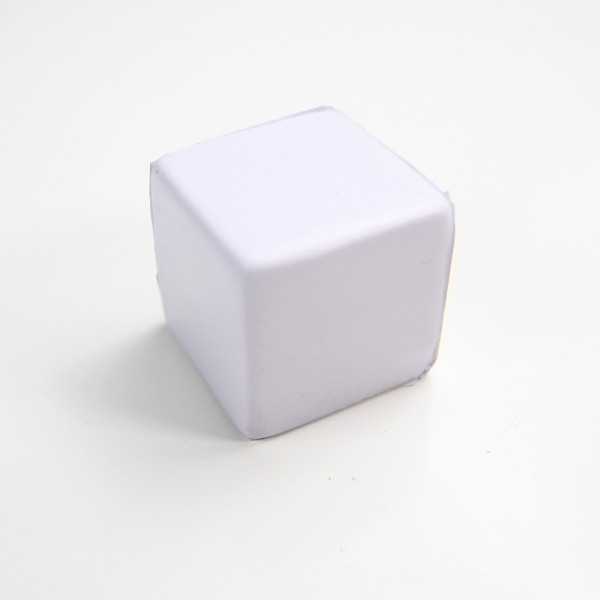 Cube anti-stress personnalisable en mousse PU – Objet publicitaire pour entreprises – BCM Goodies