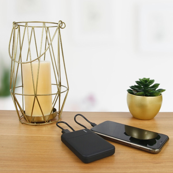 Batterie de secours rétroéclairée RT41 5 000 mAh personnalisable pour entreprises – Cadeau d'affaires BCM Goodies