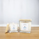 Bougie végétale personnalisable Grasse Carré 85g – Cadeau d’entreprise made in France – BCM Goodies