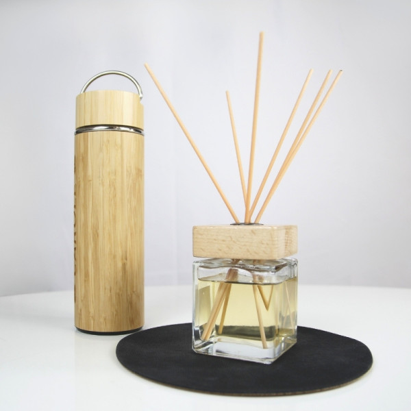 Diffuseur parfumé à bâtonnets personnalisable 200 ml Origine France Garantie – Cadeau d’entreprise et objet publicitaire B2B