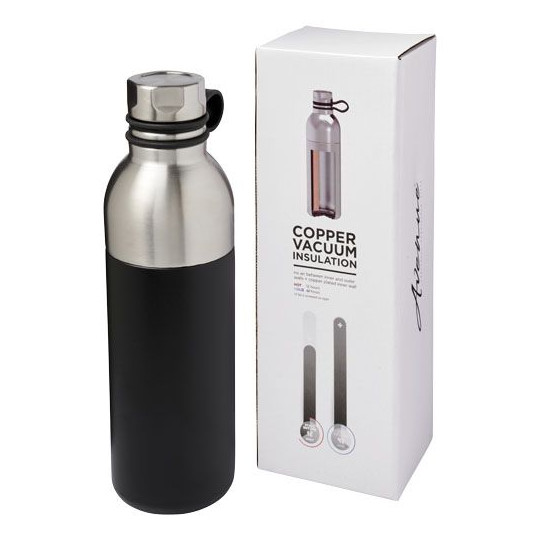 Bouteille de sport 590ml avec isolation par le vide et couche de cuivre Koln - Personnalisable pour événements professionnels