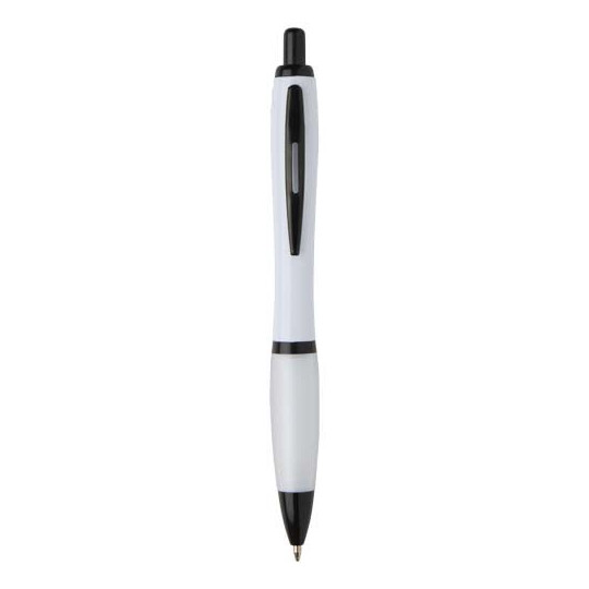 Stylo bille Nash édition noire en plastique recyclé certifié RCS - BCM Goodies