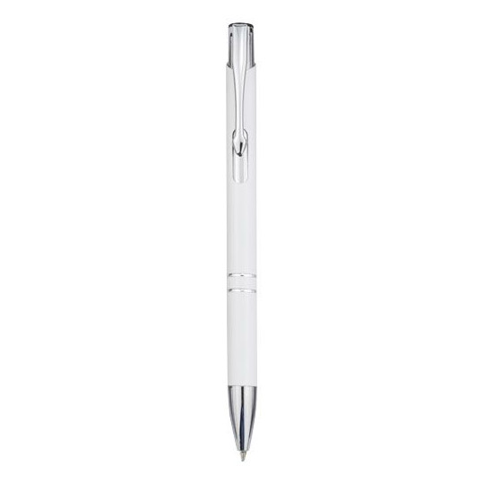 Stylo bille en aluminium recyclé Moneta - Stylo publicitaire écologique - BCM Goodies