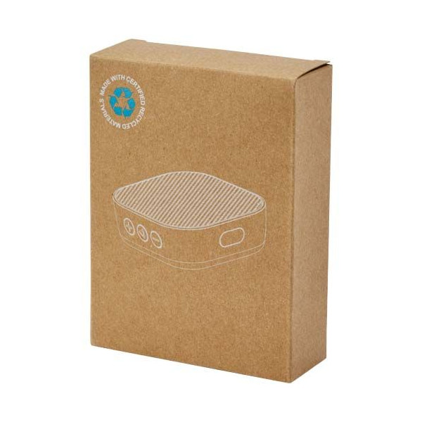 Enceinte Bluetooth® recyclée certifiée RCS de 3 W - Accessoire musique et appels téléphoniques - Portée Bluetooth® de 10 mètres 