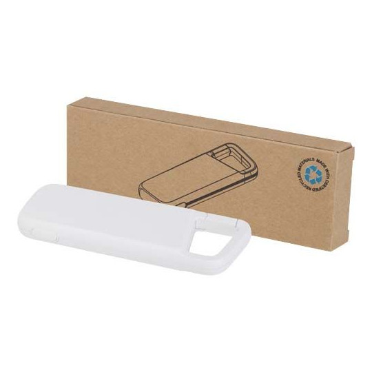 Batterie externe Alkes 5 000 mAh en plastique recyclé pour entreprise - Personnalisable