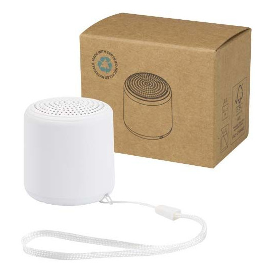Enceinte Bluetooth® Velkis en plastique recyclé personnalisable - BCM Goodies