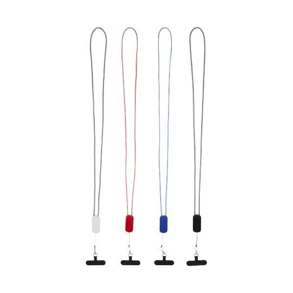 Tour de cou pour smartphone Anser avec câble de charge intégré 5-en-1 - BCM Goodies