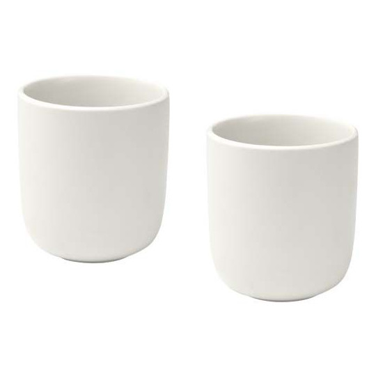 Tasses en céramique Male de 200 ml - Ensemble de 2 - Finition mate