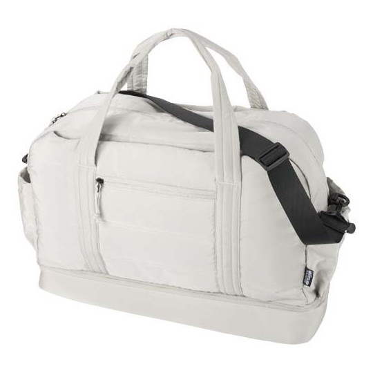 Sac de voyage Puffer recyclé certifié GRS avec fond isolé de 30 L - BCM Goodies