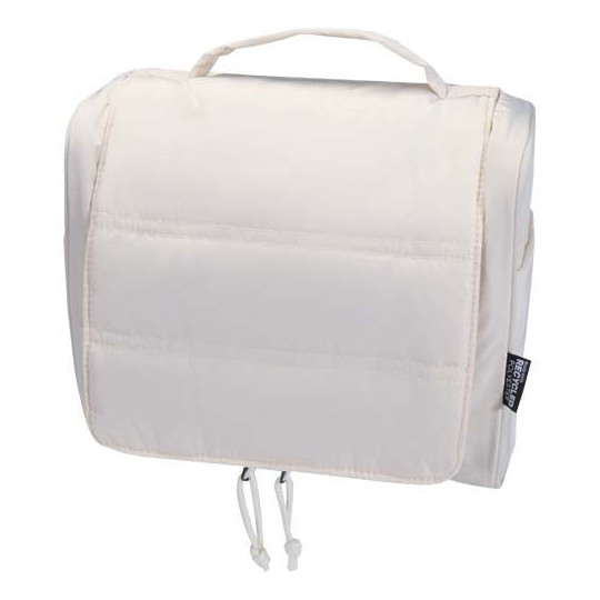 Trousse de toilette à suspendre Puffer recyclée et certifiée GRS - 8L - Personnalisable pour entreprises