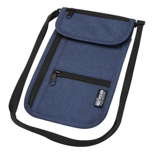 Pochette de voyage intelligente Ross recyclée et certifiée GRS - Accessoire pratique pour voyageurs modernes