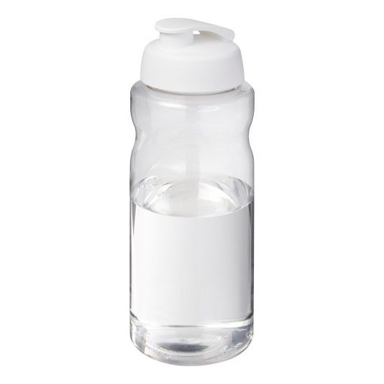 Bouteille de sport H2O Active® Base Pure 1L recyclable avec couvercle rabattable - BCM Goodies