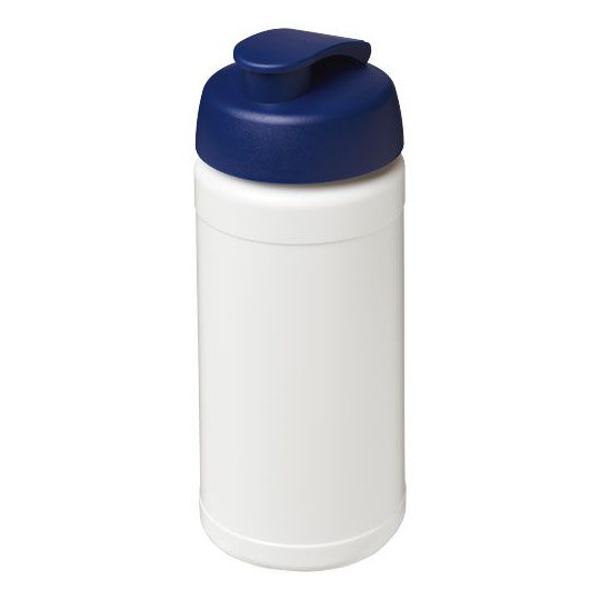 Bouteille de sport Baseline 500 ml recyclée avec couvercle rabattable - BCM Goodies