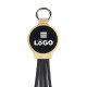 Câble de charge 6 en 1 lumineux personnalisable en bambou – Cadeau d’entreprise avec gravure logo pour welcome pack et événement