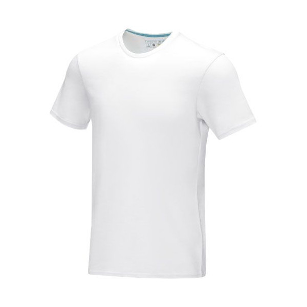 T-shirt biologique à manches courtes Azurite pour homme - 100% coton biologique - 160 g/m² - Col rond - Coutures renforcées - Id