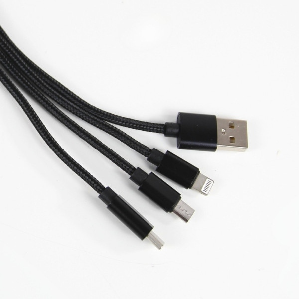Câble USB 4 en 1 rétroéclairé personnalisé – Accessoire publicitaire pour entreprises