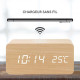 Chargeur multifonction 4 en 1 CLOCK avec réveil, affichage LED et personnalisation pour entreprises