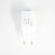 Chargeur USB 20W 2 ports personnalisable avec logo – Prise UE – Objet publicitaire pour entreprises