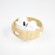 Écouteurs Bluetooth personnalisables LOOP Bambou – Goodies d’entreprise avec zone d’impression