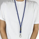 Lanyard Métal 29 rouge personnalisé gravure – Porte-badge événementiel pour entreprises et associations | BCM Goodies