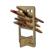 Support en bois pour 16 stylos personnalisable, fabrication française – BCM Goodies