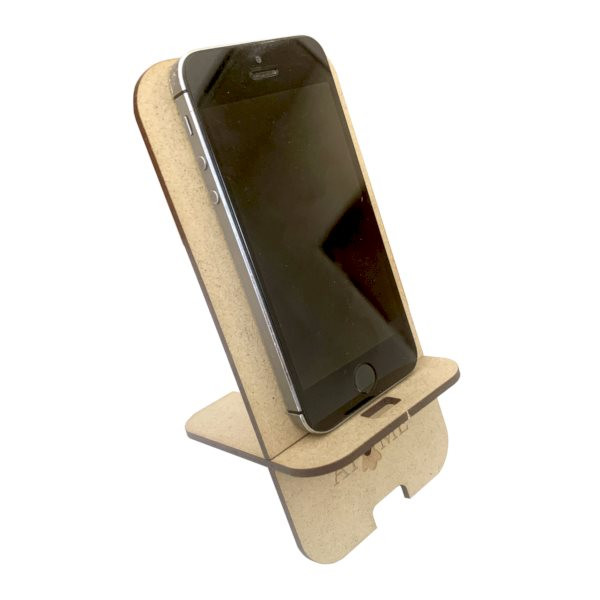Support téléphone à monter personnalisable en bois Origine France Garantie – Fabrication française BCM Goodies