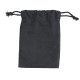 Pochon coton personnalisable noir FIDJI M 155 – 25x30 cm pour communication B2B