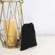 Pochon coton personnalisable noir XS 10x14 cm – Communication événementielle et objet publicitaire