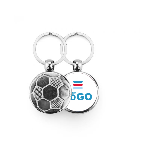Porte-clé Ballon de Foot France personnalisé – Objet publicitaire certifié Origine France Garantie pour entreprises