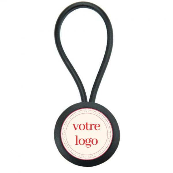 Porte-clé rond 25 mm personnalisé Origine France Garantie – Objet publicitaire BCM Goodies