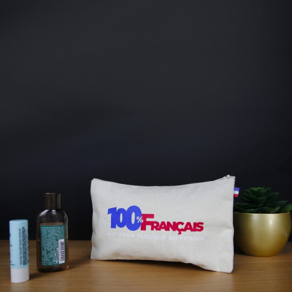 Trousse personnalisable EMMA BIO S - Fabrication française certifiée - Cadeau d’entreprise responsable