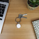 Porte-clés Métallique Rond 35 mm Personnalisable – Goodies Entreprise avec Impression UV Double Face