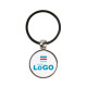 Porte-clés Métallique Rond 35 mm Personnalisable – Goodies Entreprise avec Impression UV Double Face