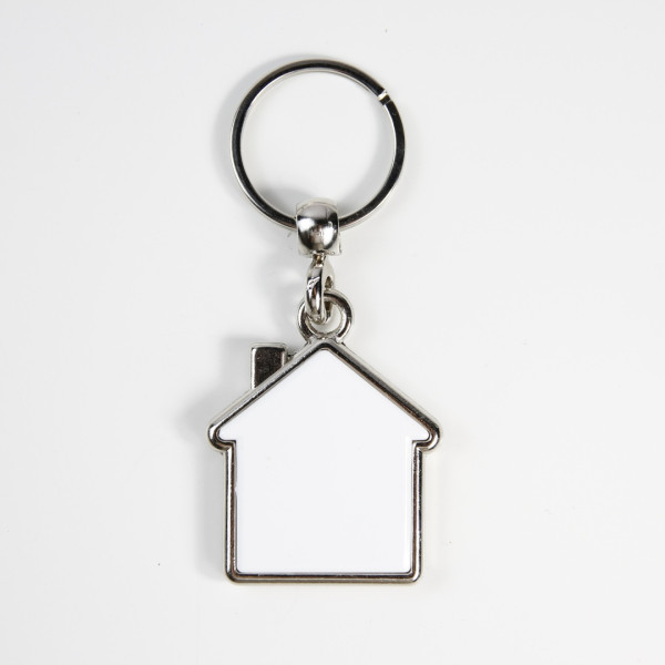 Porte-clés Métal Maison personnalisé – Impression UV – Goodies entreprise France