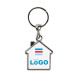 Porte-clés Métal Maison personnalisé – Impression UV – Goodies entreprise France
