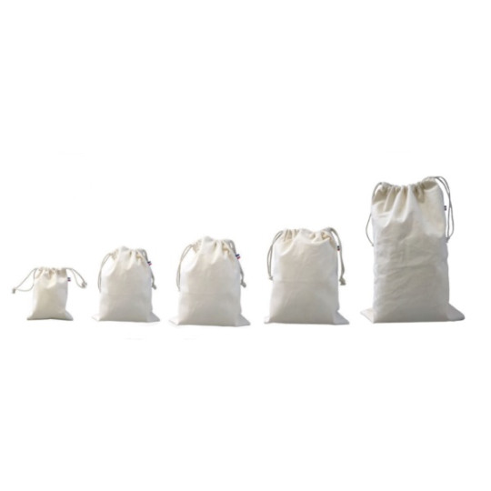 Pochon coton personnalisable fabriqué en France – Pochon Coton JULES 250 pour entreprises et communication événementielle