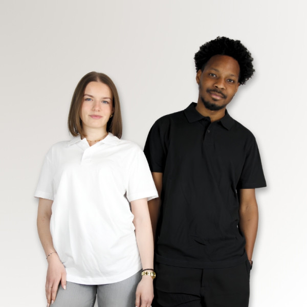 Polo personnalisé budget 170 g/m² unisexe pour entreprises – Marquage en France – BCM Goodies