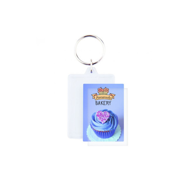 Porte-clé rectangulaire personnalisable Origine France Garantie – Objet publicitaire pour entreprises et organisations