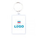 Porte-clé rectangulaire personnalisable Origine France Garantie – Objet publicitaire pour entreprises et organisations