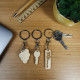 Porte-clés personnalisable en bois d’érable – Fabrication française certifiée Origine France Garantie | BCM Goodies