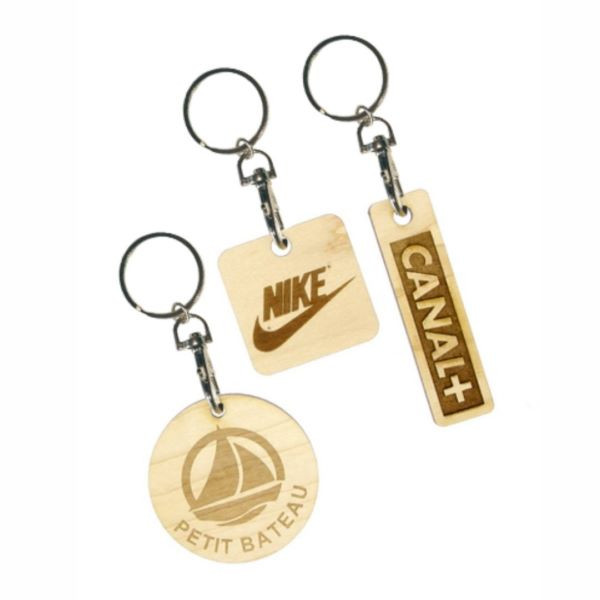 Porte-clés personnalisable en bois d’érable – Fabrication française certifiée Origine France Garantie | BCM Goodies