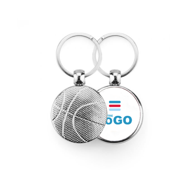 Porte-clé ballon de basket personnalisé Origine France Garantie en zamac – Goodies entreprise BCM Goodies
