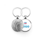 Porte-clé ballon de basket personnalisé Origine France Garantie en zamac – Goodies entreprise BCM Goodies